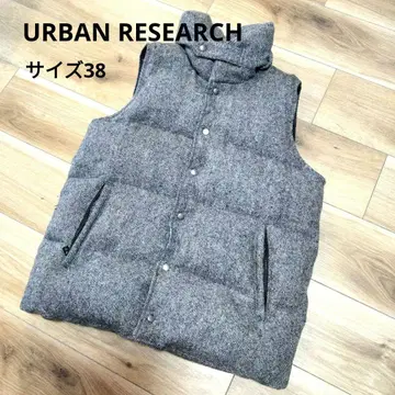 [ 새상품급 ] 어반 리서치 다운 베스트 그레이 사이즈 38 페더