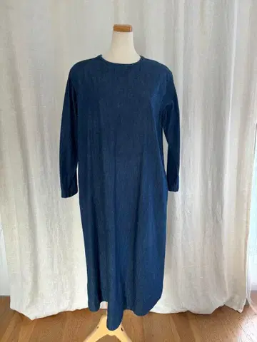 무인양품 데님 롱 원피스 ( M-L )