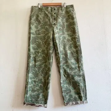 40s USMC 초기 p42 덕헌터 팬츠 빈티지