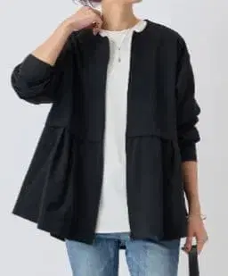 BEARDSLEY 절개 턱 블루종