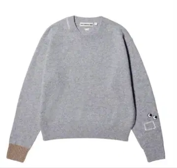 ANYA HINDMARCH 라이트 그레이 스웨터 XL