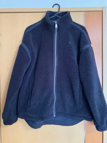 adidas 블랙 플리스 자켓 M