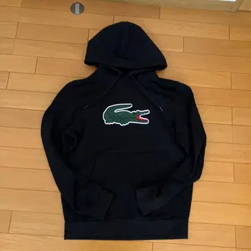 LACOSTE 후드티 블랙 블랙 슈가 S 레어