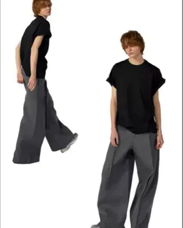 [ 인기 ] Fax Copy Express* 와이드 팬츠 그레이