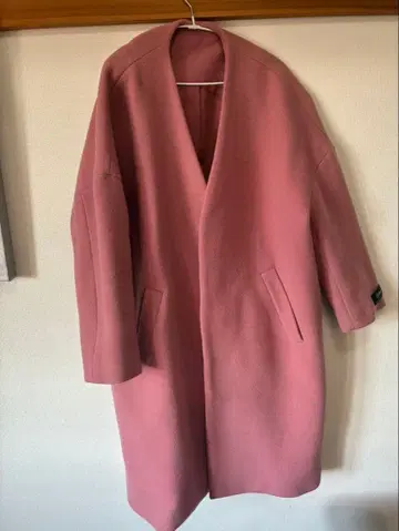 Bellanidi Mila Owen 핑크 롱 코트 사이즈 0