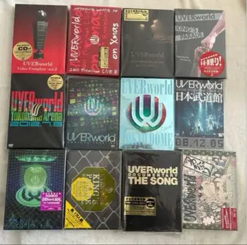 UVERworld LIVE DVD 세트 12장 최초 한정판