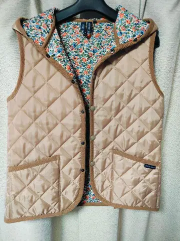 SMOCK SHOP 베이지 퀼팅 베스트