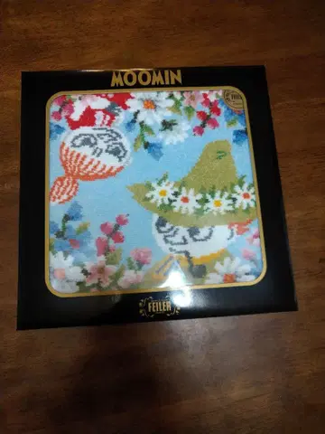 [ FEILER ] MOOMIN 콜라보 리틀 미이&스너프킨 플라워 손수건