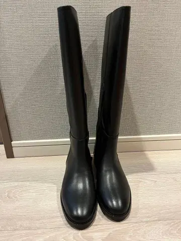 [미사용 새상품] REMME 롱 부츠/블랙/36
