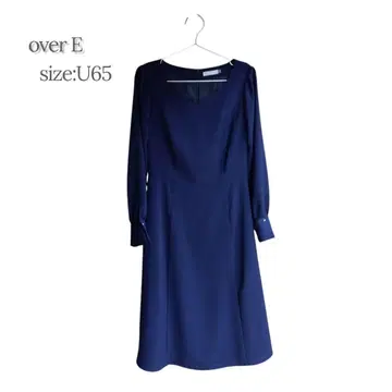 [새상품급] over E 오버이 컷플레어 원피스 긴팔 원피스