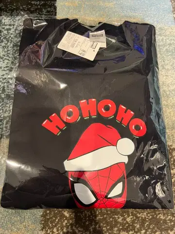 마블 코믹콘 한정판 크리스마스 패턴 맨투맨