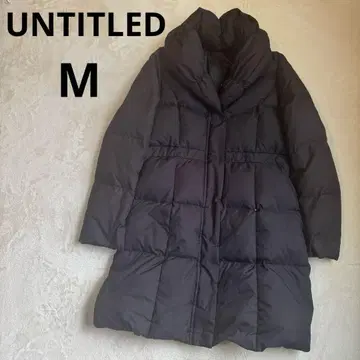UNTITLED 언타이틀 다운 코트 블랙