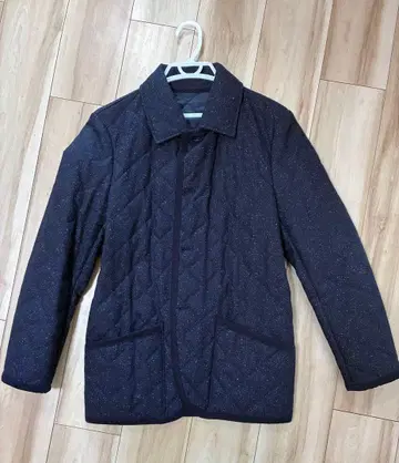 ONLY 다크 네이비 퀼팅 자켓