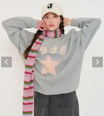 mina-jojun 1998 맨투맨 그레이