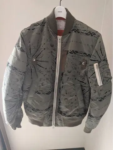 sacai Dr.woo Bandana Print BomberJacket