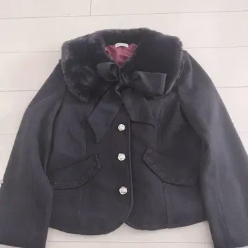 axes femme 옷깃 포함 레이스업 숏코트