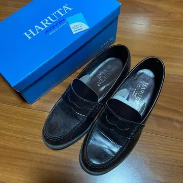 HARUTA 다크 브라운 로퍼 24.5