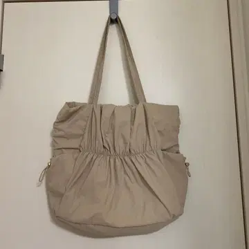 NATURAL LEATHER BAG 개더 숄더백