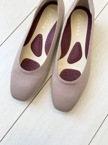 미사용 RAKUNA 체형 교정 펌프스 라쿠나 플랫슈즈