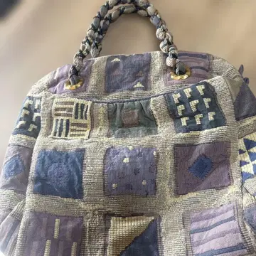 패치워크 디자인 토트백