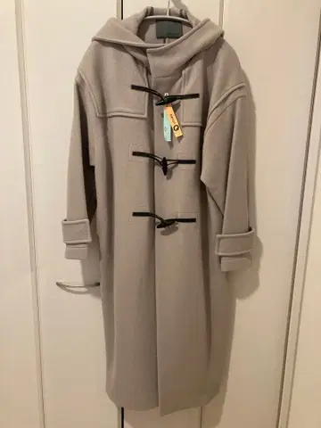 uncrave 푸르프 멜톤 더플 코트 그레이지