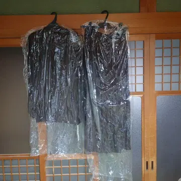 LOUNIE 다크 브라운 셔츠와 스커트 세트 사이즈 38