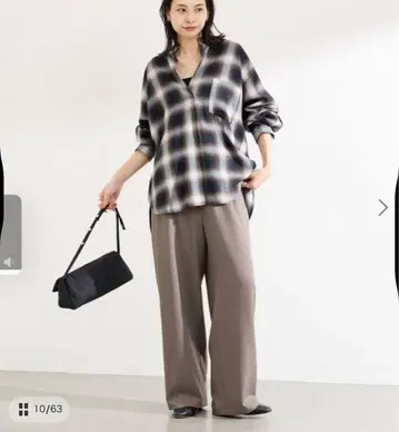 저널 스탠다드 울라이크 스트레치 와이드 팬츠 34 베이지