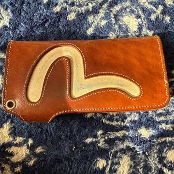 EVISU 천연 가죽 장지갑 에비수 에비수