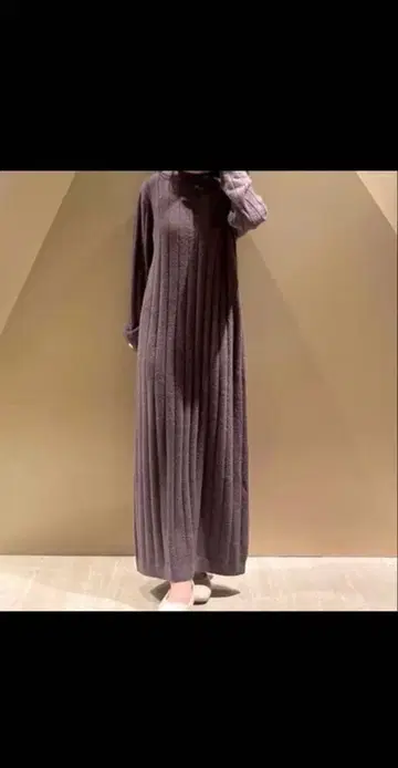 젤라또피케 gelato pique 핫 스무디 와이드 리브 원피스