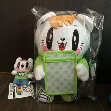 제 고양이 카드 케이스 포함 BIG 봉제 인형 마스코트 사노 레오 1