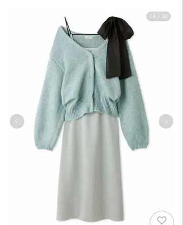 프레이 아이디 리본 숄더 원피스