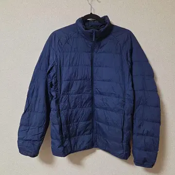 유니클로 UNIQLO 울트라 라이트 다운 자켓 3D 컷 파랑 M