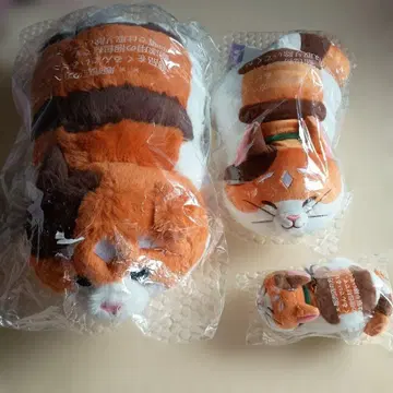 미사용 새상품 디즈니 캐릭터 베이맥스 모찌 봉제 인형 3종 세트