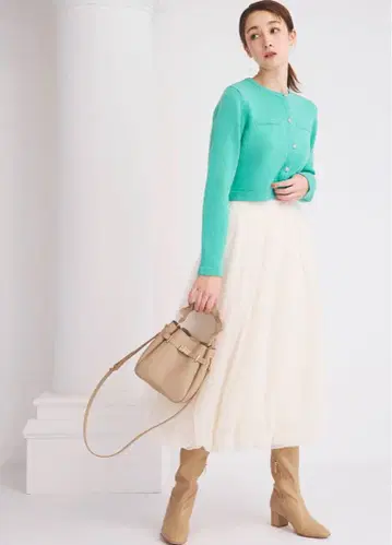 CELFORD 튤 벌룬 스커트