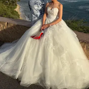 웨딩 드레스 화이트 pronovias wmicheal