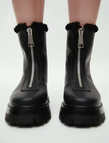 새상품 부츠 24cm 지퍼 포함