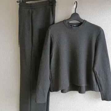 Theory 다크 그레이 맨투맨 세트