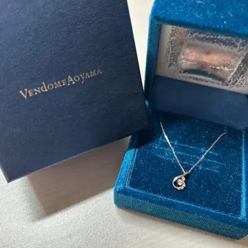 반돔 아오야마 수량 한정 목걸이 k10 핑크 골드 다이아몬드