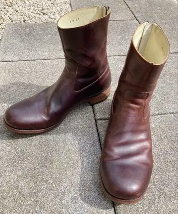 junhashimoto 백 지퍼 부츠 사이즈 43