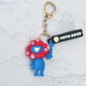 오사카 간사이 엑스포 입체 마스코트 키링 미야쿠미야쿠 C 블랙 블랙