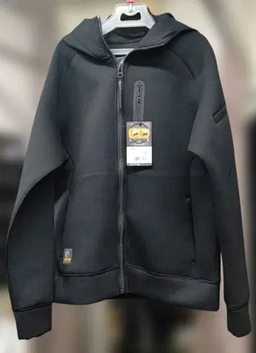 이븐리버 블랙 풀 집업 후드 부착 자켓 L