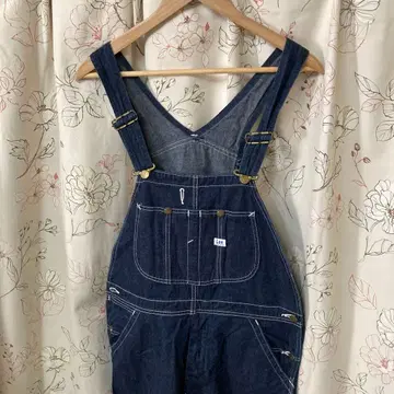 Lee 다크 데님 살로펫 오버롤 사이즈 M