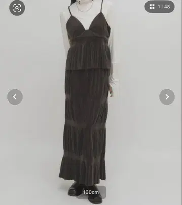 KBF 마조리카 플리츠 세퍼레이트 원피스