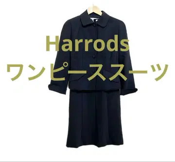 해롯 수트 원피스 수트 자켓과 원피스 세트 블랙