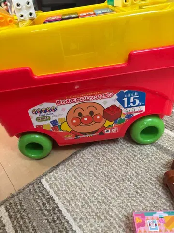 호빵맨 첫 블록 네이비 부품 결품 없음