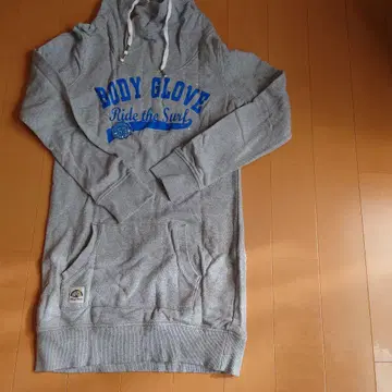 BODY GLOVE 후드 부착 그레이 후드티