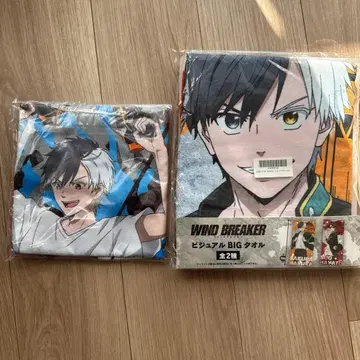 WIND BREAKER 비주얼 BIG 타월 사쿠라 하루카 스오우 하야토