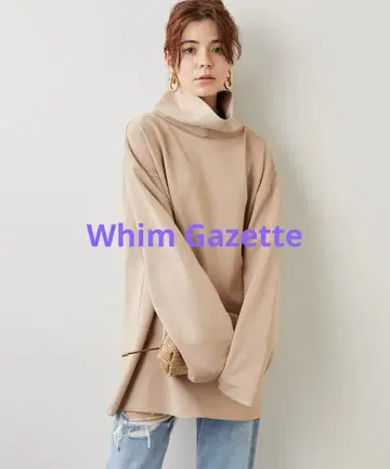 Whim Gazette (윔 가제트) 종이상자 하이넥 풀오버