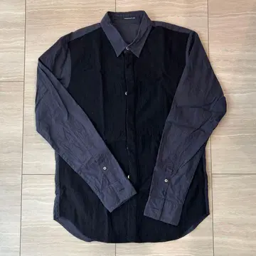 [ 새상품급 ] TOMORROWLAND 다크 네이비 긴팔 셔츠 (L)