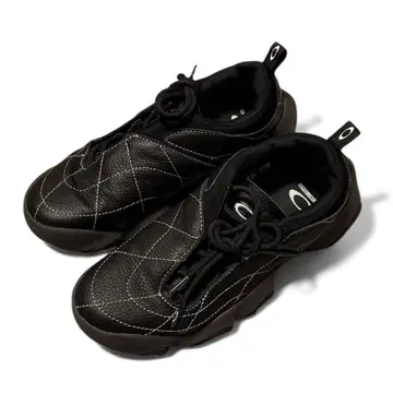 OAKLEY 팩토리-팀 27cm 사이버 테크 계열 레어 블랙 가죽